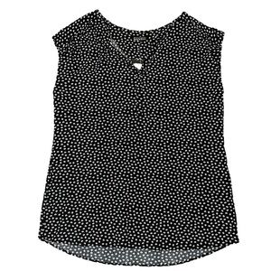 NICOLE Miller Pull On Blouse Short Sleeves